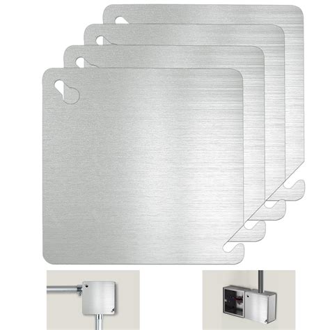 4 gang electrical box cover|4x4 metal electrical box cover.